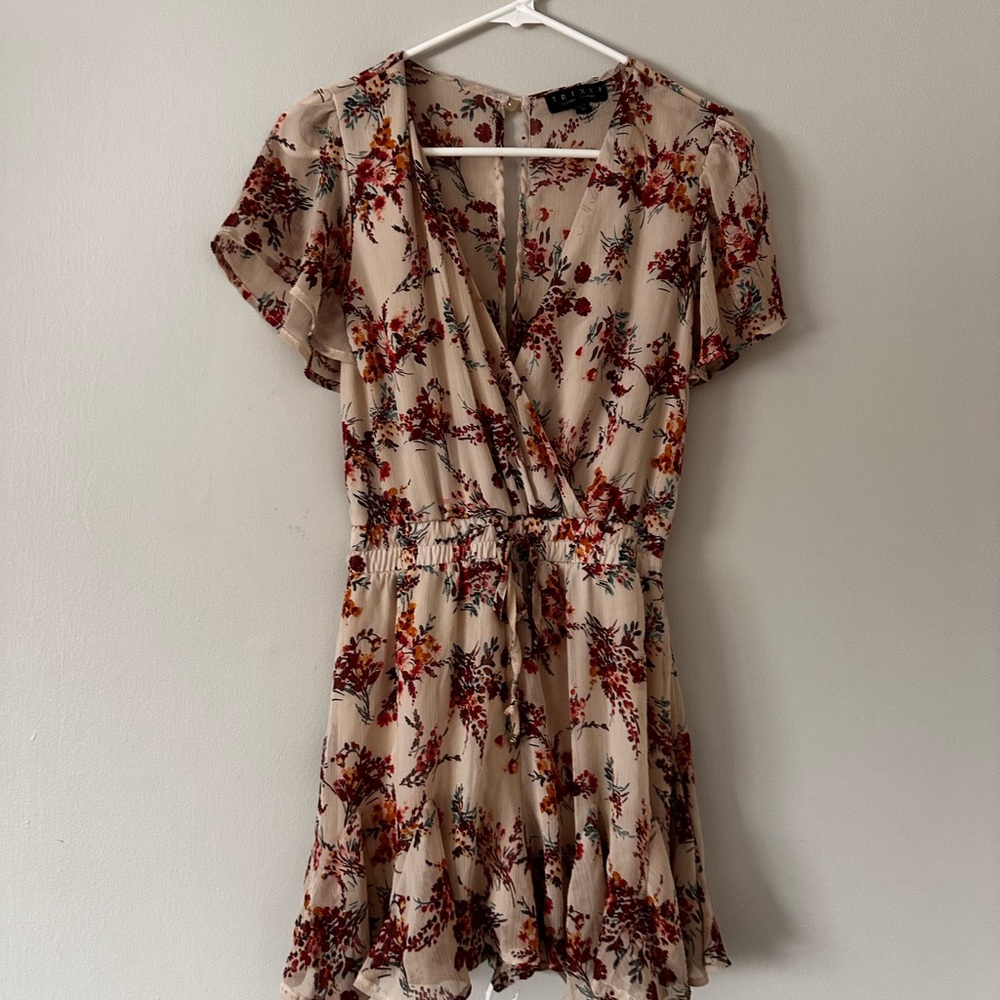Floral Print Boutique Romper